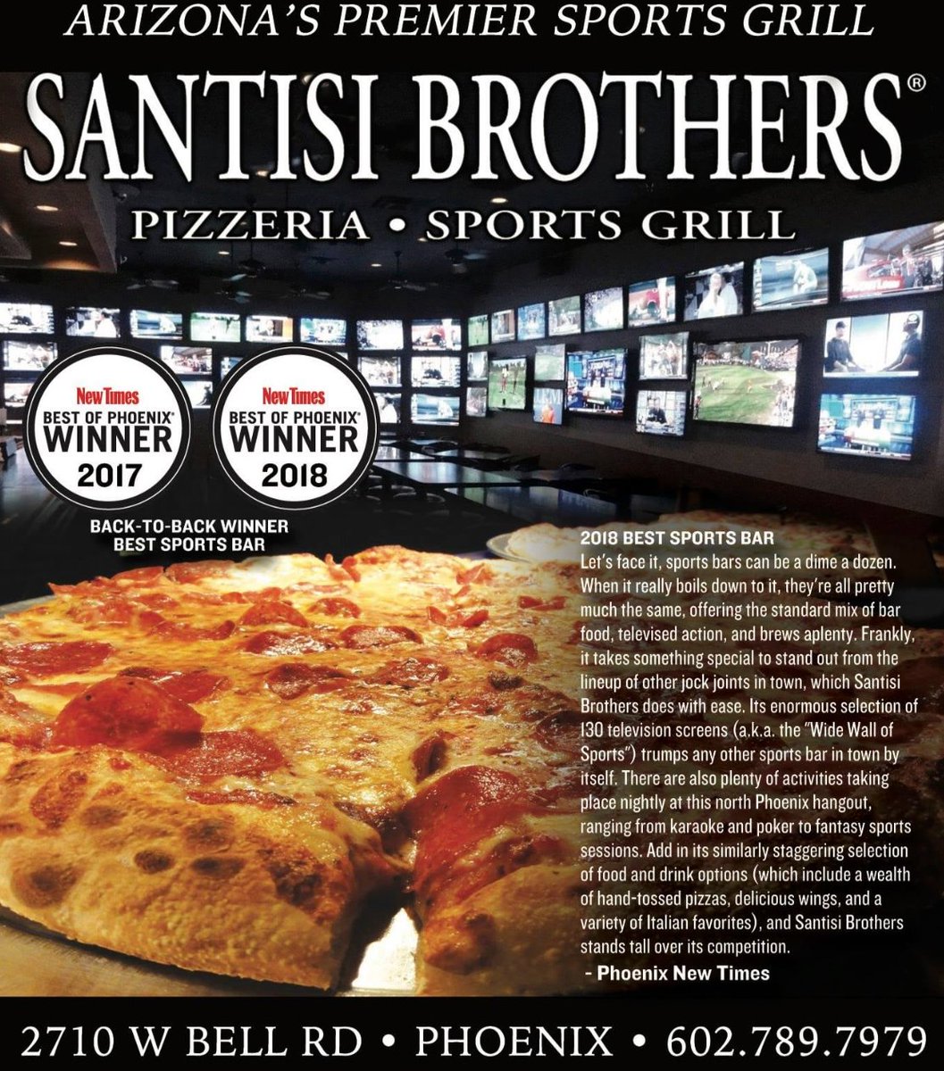 SantisiBrothers's tweet photo. Who's ready for a taste of Italy with a side of sports? 

Join us at SANTISI BROTHERS for daily specials, live events, and a welcoming vibe! Bring your appetite and let the good times roll! 🎊🍷 https://t.co/1pu52vpoCZ