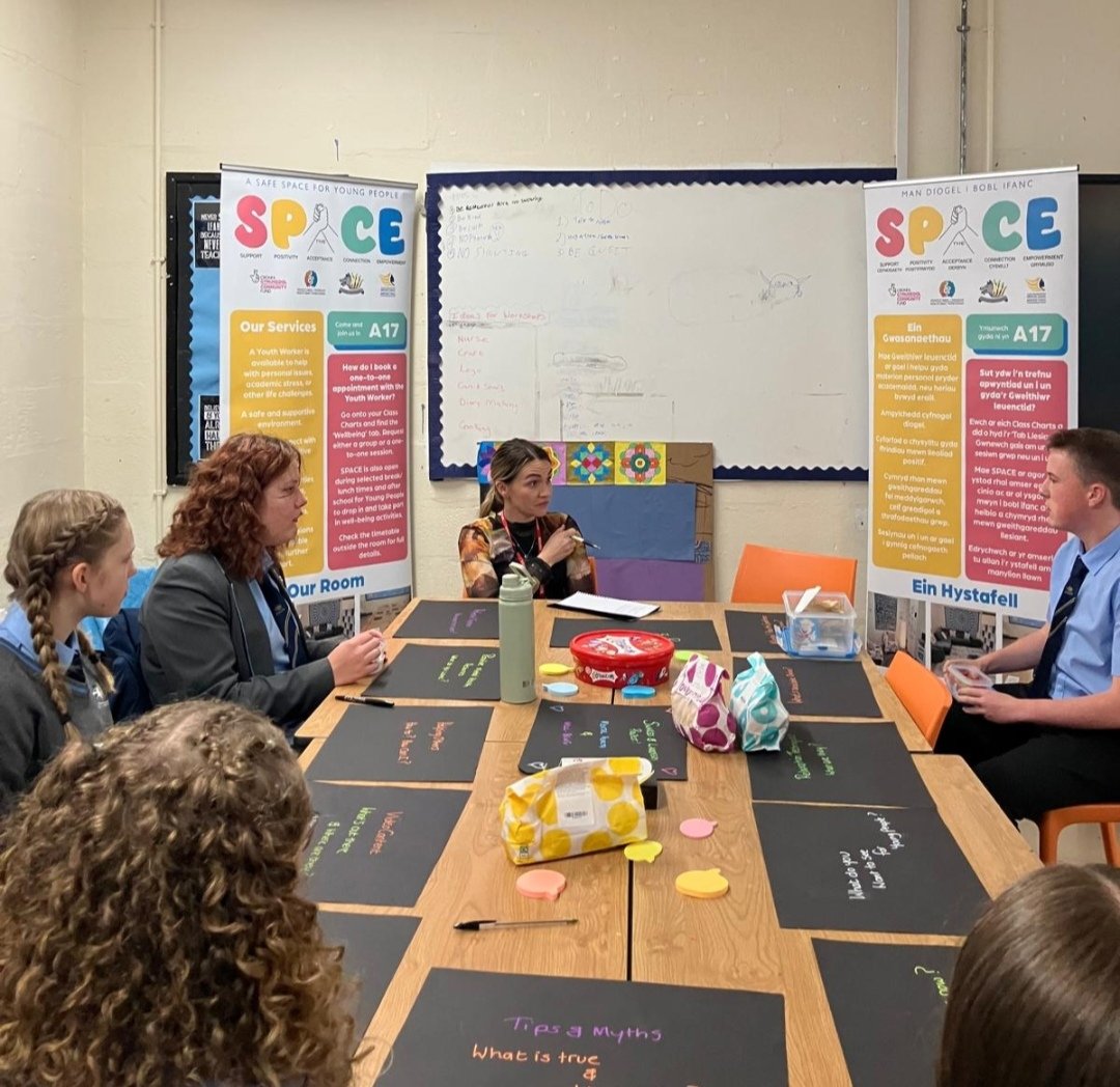 Brilliant session with Youth Advisory Panel Snakes ‘N’ Ladders -The Other Pandemic .. Students took part in a mental health consultation for the handbook being created. #CyfarthfaFamily #TeuluCyfarthfa