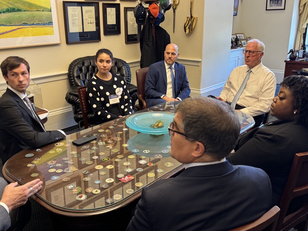 A delegation of research advocates and survivors from California met with <a href="/RepThompson/">Rep. Mike Thompson</a> during the 2025 Rally for Medical Research to discuss the critical role of NIH-funded grants in advancing biomedical science. #RallyMedRes #FundNIH