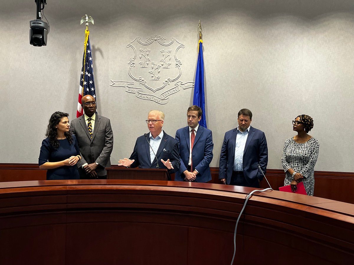 Earlier today, Commissioner <a href="/ExMayorMark/">Ex-MayorMark</a> joined State Senator <a href="/MattLesser/">Matt Lesser</a>, <a href="/AccessHealthCT/">Access Health CT</a>, and fellow state officials to discuss the success of the "Check the Box" initiative, now located on the state income tax form.