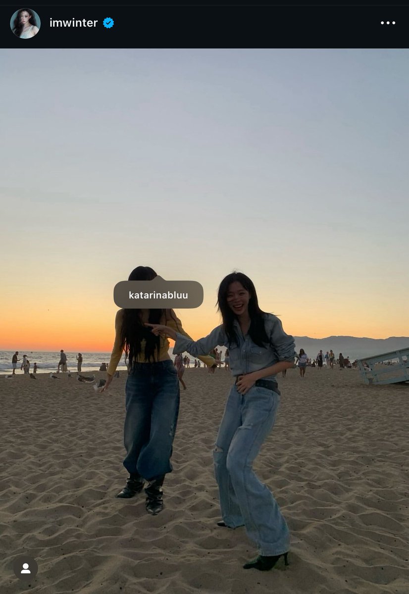 Look where WINTER tagged KARINA 😭