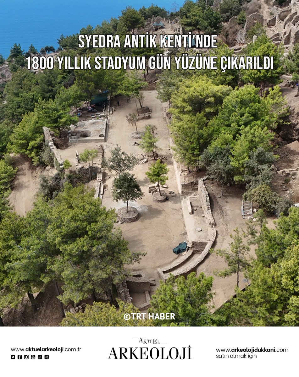 Hellenistik, Roma, Bizans ve Anadolu Selçuklu'nun izlerini geleceğe taşıyan Syedra antik kentinde, 1800 yıllık stadyum gün yüzüne çıkarıldı…

Detaylı bilgi için linke tıklayınız.

aktuelarkeoloji.com.tr/kategori/aktue…