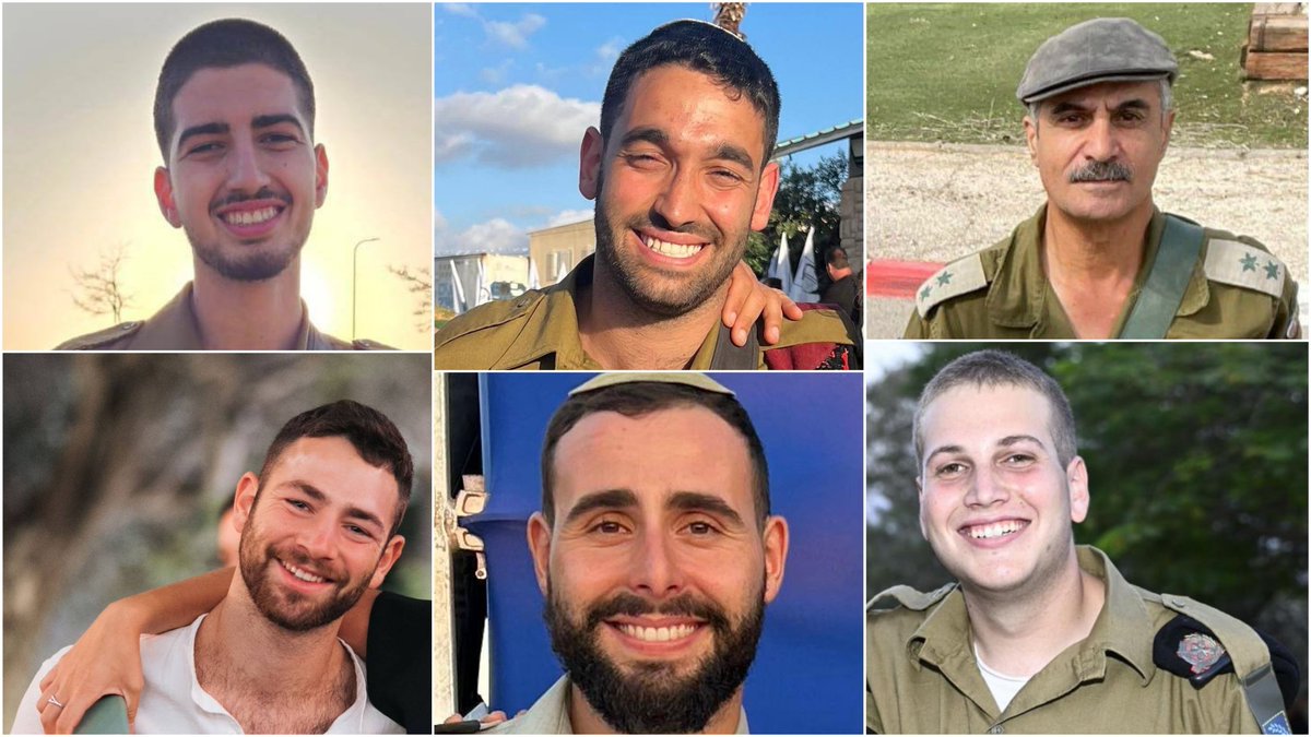 6 Israeli army soldiers were killed today. This is the result of years of occupation.