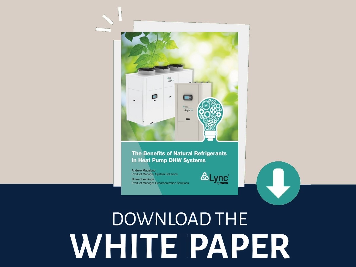 FREE Whitepaper: The Benefits of Natural Refrigerants in Heat Pump DHW Systems. Get it now: ow.ly/Ueak50WPCCQ #Lync #HeatPumps #HotWater #DHW #MEP
