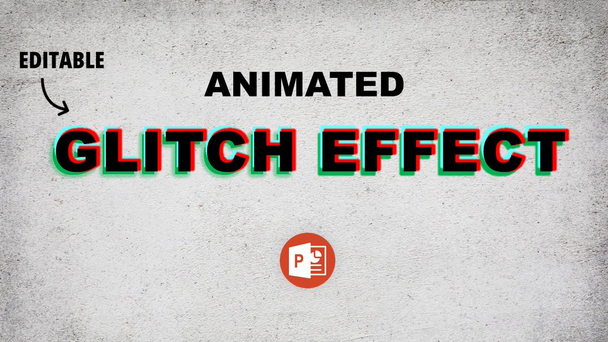 strong_slides's tweet image. Glitch Effect Animation - PowerPoint Tutorial youtu.be/TOGusptU47E #powerpoint #animation #glitcheffect