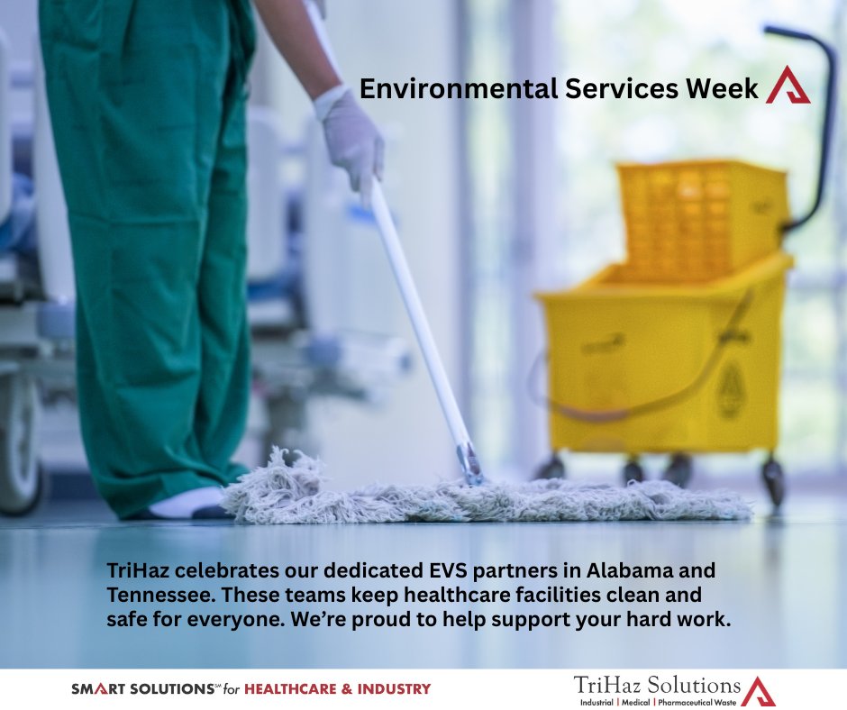 We salute the people who work hard behind the scenes to keep healthcare facilities clean, safe, and welcoming for patients, staff, and visitors. These dedicated professionals play a vital role in patient care! #EVSweek