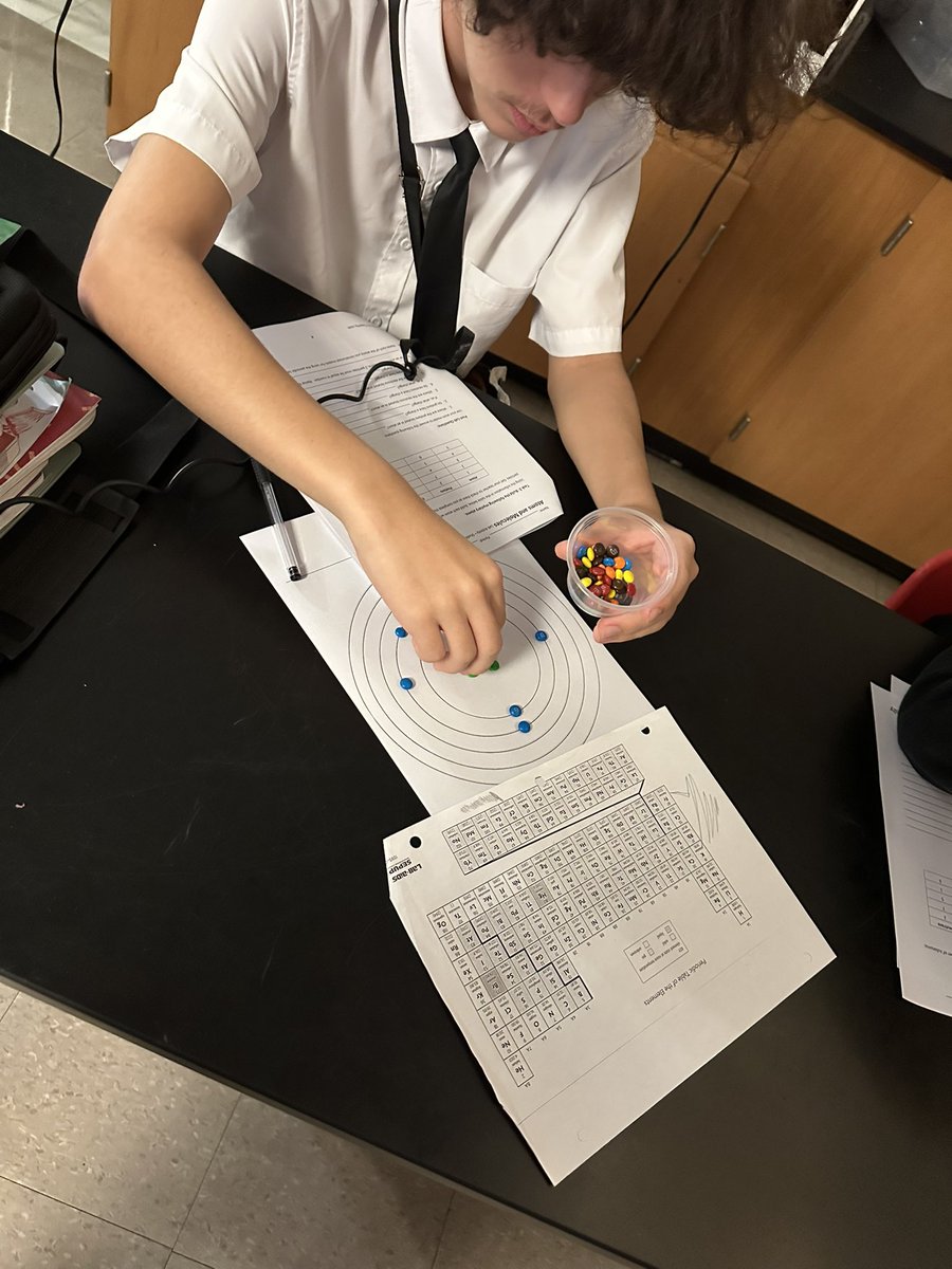 lamyerlewis's tweet image. ⚡️BIG ENERGY in the science lab today! 💥 Our 8th graders turned M&amp;amp;Ms into ATOMS 🍬➡️⚛️ Who knew science could taste this good?! Hands-on learning + sweet creativity = genius! #ScienceRocks #NextGenScientists #LearningIsSweet

@AmyNWatson1 @lhwoodruff @SSCMS_FCS