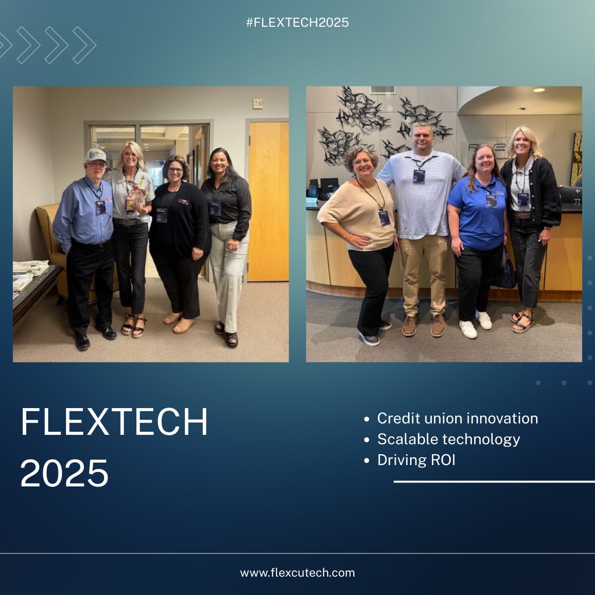 Day 2 of #FLEXTECH2025 is here! ☕ Excited for another day of training, insights + innovation with credit union leaders in Salt Lake City. 🚀
