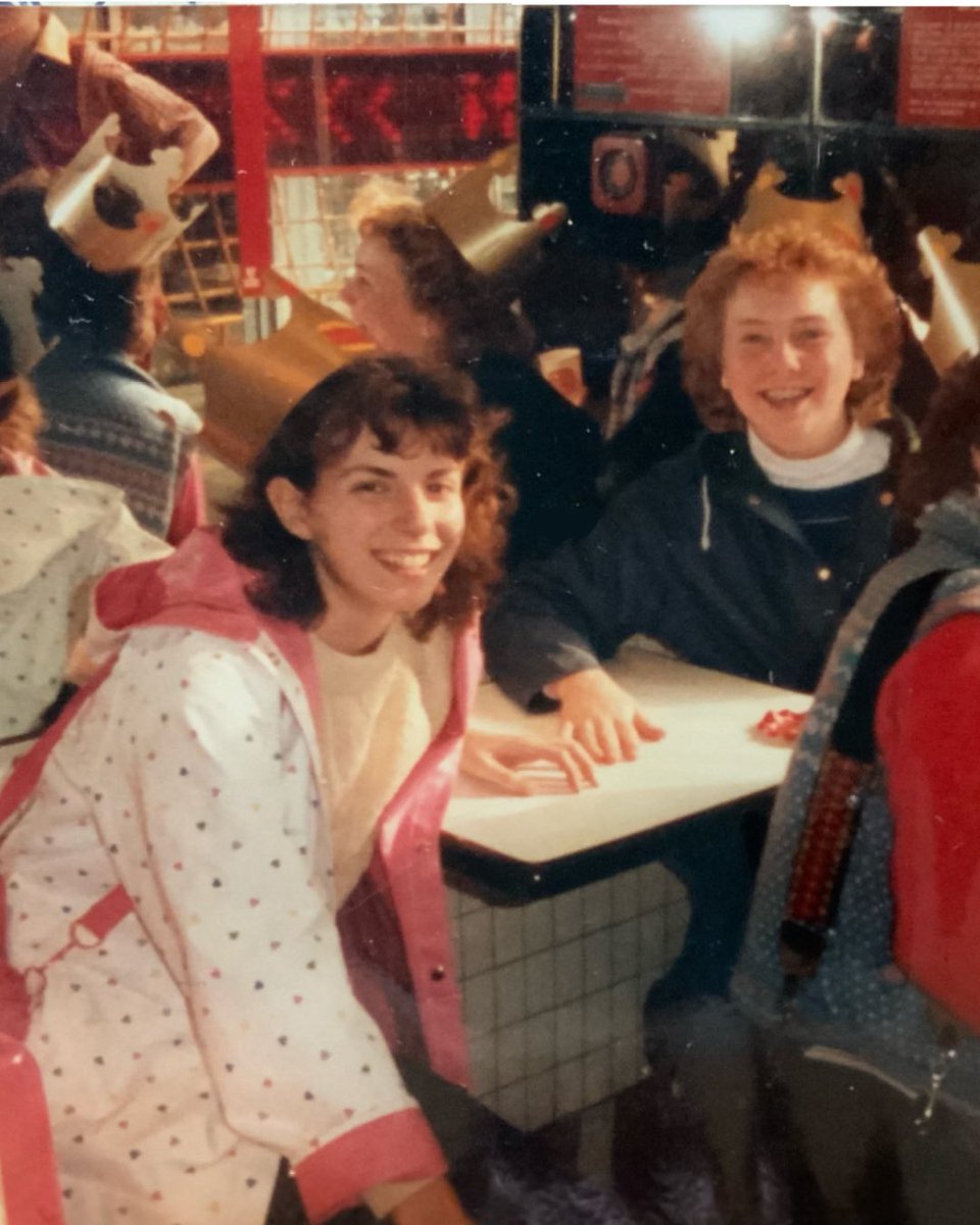 Throwback to my 1984 school trip to Paris. 👑 BK on the Champs-Élysées with my BFF 👑 Some day I will write about this! #violetlemay #amwriting #throwback #paris #tbt #burgerking #1980s