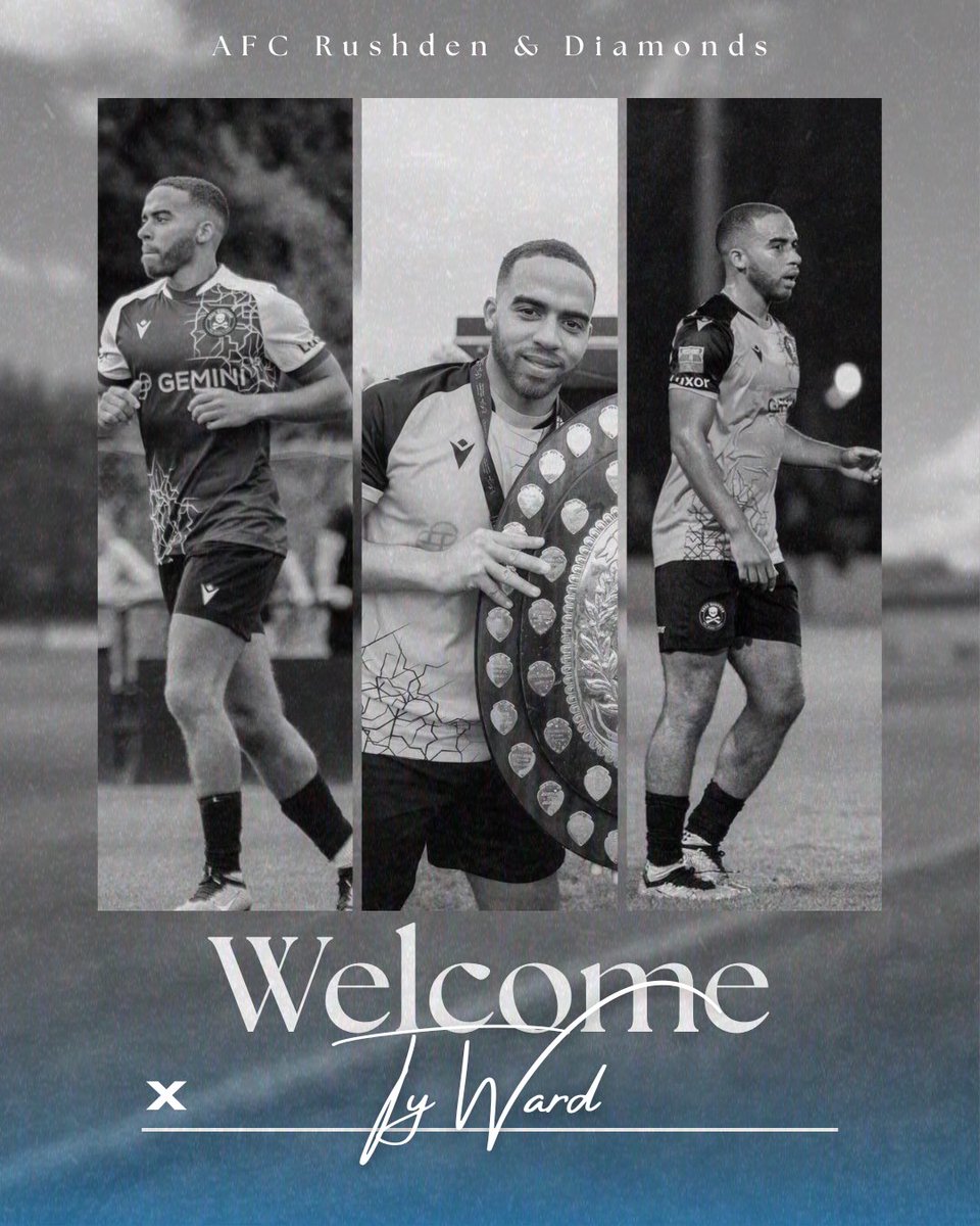 NEW SIGNING ✍️ | Ty Ward

AFC Rushden &amp; Diamonds can announce the dual-registration of Ty Ward from Real Bedford. 

The midfielder previously played for the club briefly in 2018/19. And has since been at Hemel Hempstead, St. Ives, Barton Rovers, MK Irish and Real Bedford.

Ty