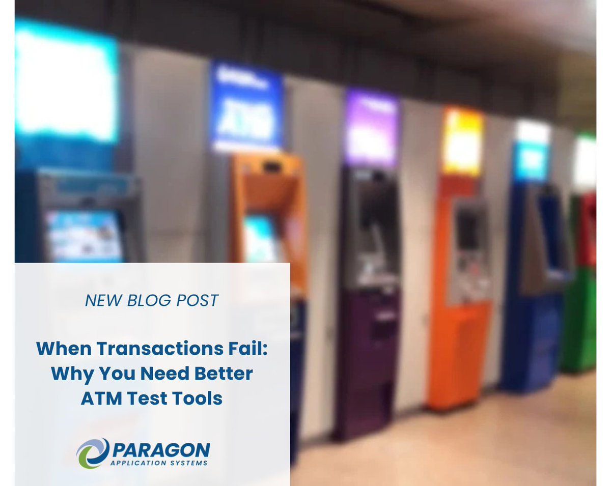 ParagonEdge's tweet image. Your ATM network is an important channel for both you and your clients. Learn how better testing tools can help ensure the safety &amp;amp; availability of your ATM fleet.  

👉 Full article, here: hubs.li/Q03J1mfL0

#ATMTesting #PaymentSecurity #BankingTechnology #FraudPrevention