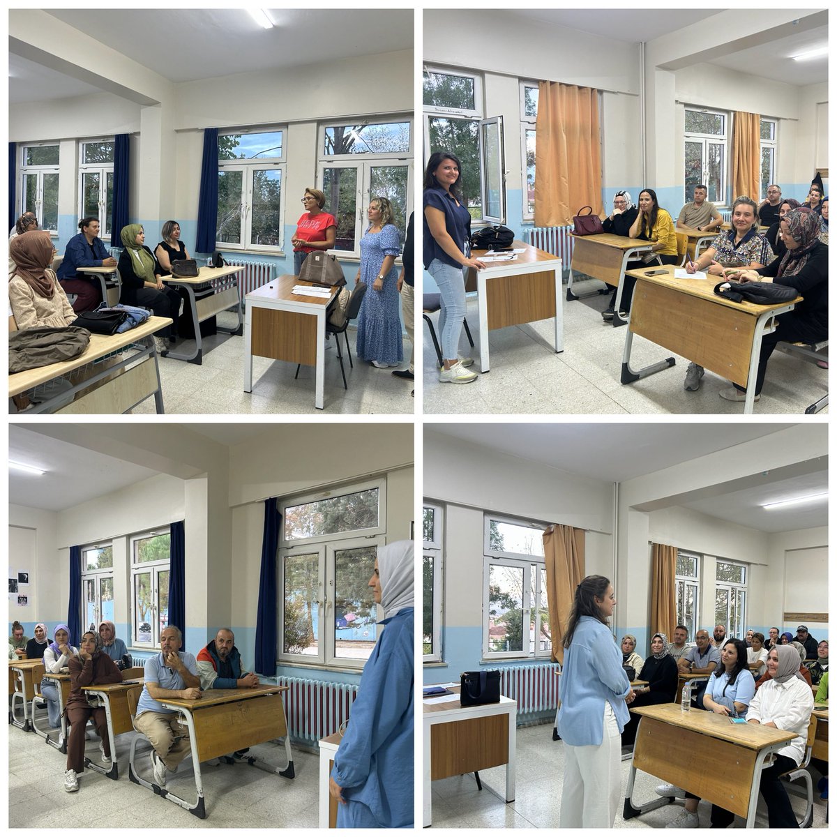 Okulumuzda bu hafta tüm sınıf seviyelerinde okul müdürümüz İbrahim Kün’ün konuşmasıyla başlayıp tüm öğretmenlerimizin katılımıyla devam eden veli toplantıları gerçekleştirildi. Toplantılara katılımlarından dolayı tüm velilerimize teşekkür ederiz.