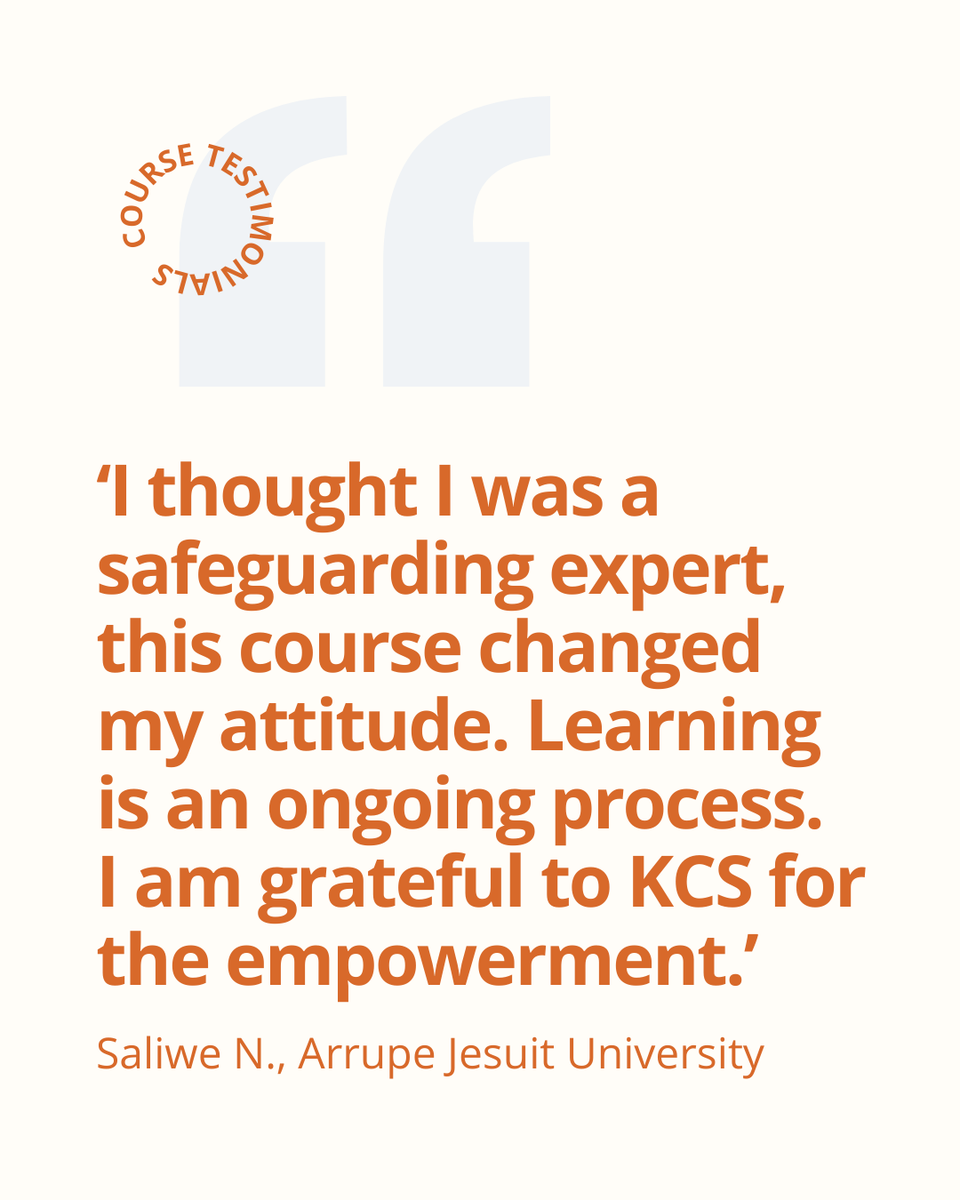 keepchildsafe's tweet photo. Our online Child Safeguarding Focal Point Training is based on real-life scenarios, includes individual live mentoring and is certified for CPD by the University of Reading. Here is how one of our past attendees reviewed the learning experience. https://t.co/lTL1BRRCT2