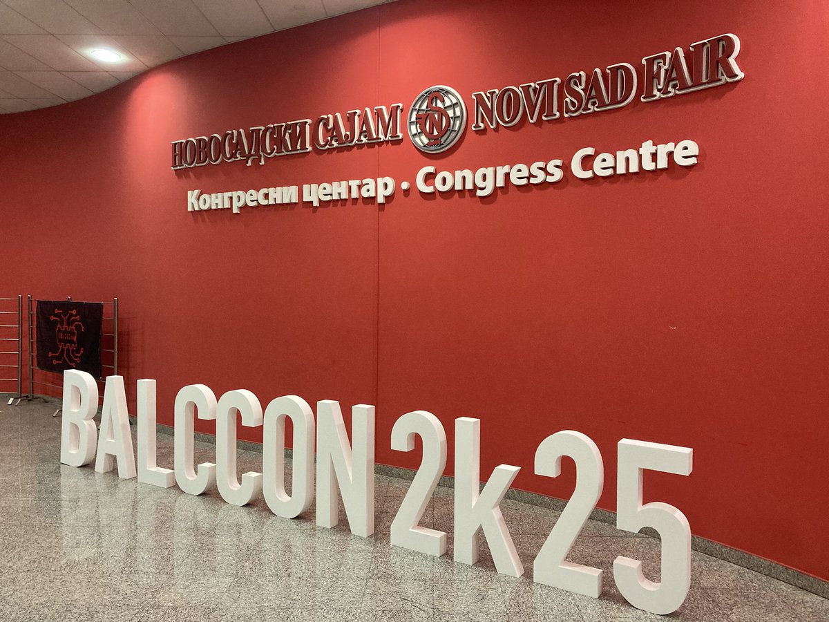Balccon 2k25 starts tomorrow, see you in NoviSad.