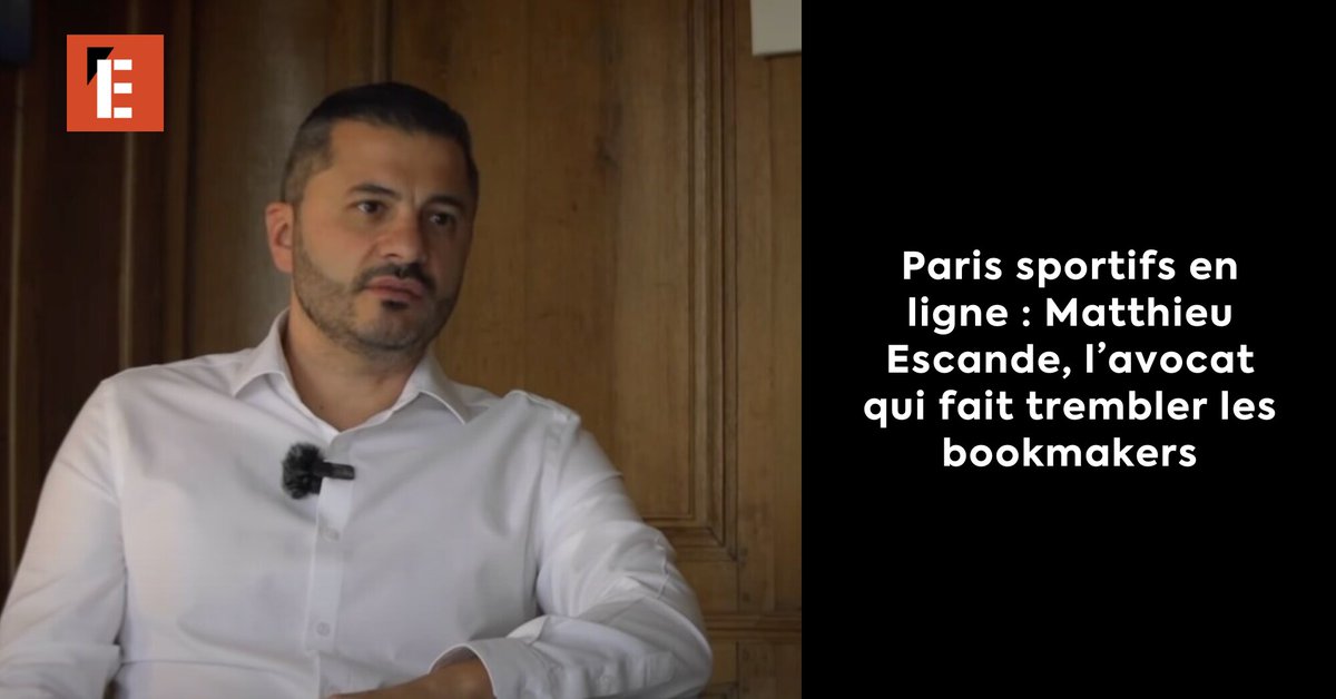 <a href="/JusticeEnJeu/">ESCANDE Matthieu</a>, avocat spécialisé dans la défense des joueurs face aux opérateurs de paris sportifs en ligne, multiplie les victoires. ➡️ l.lexpress.fr/H6w

✍️ <a href="/MRecoquille/">Maxime Recoquillé</a>