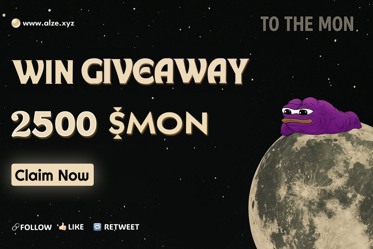 2500 $MON GIVEAWAY!🎉

📜Just Submit Wallet Address: docs.google.com/forms/d/e/1FAI…

Holders will be whitelisted for Airdrop &amp; Exclusive Giveaways! 🪂

🔁RT,  👤Follow  &amp; Comment wallet Address👇

🕙Starts within 24 hours!