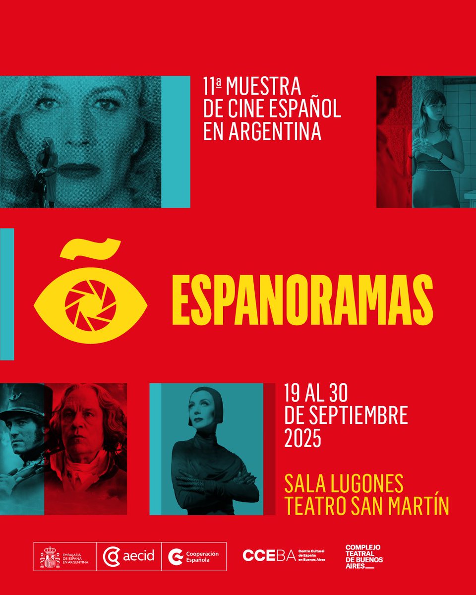 ¡Mañana arranca #Espanoramas 2025!📽️

Del 19 al 30 de septiembre en la <a href="/Sala_Lugones/">Sala Lugones</a>, ¿has visto ya la programación?
cceba.aecid.es/-/espanoramas-…