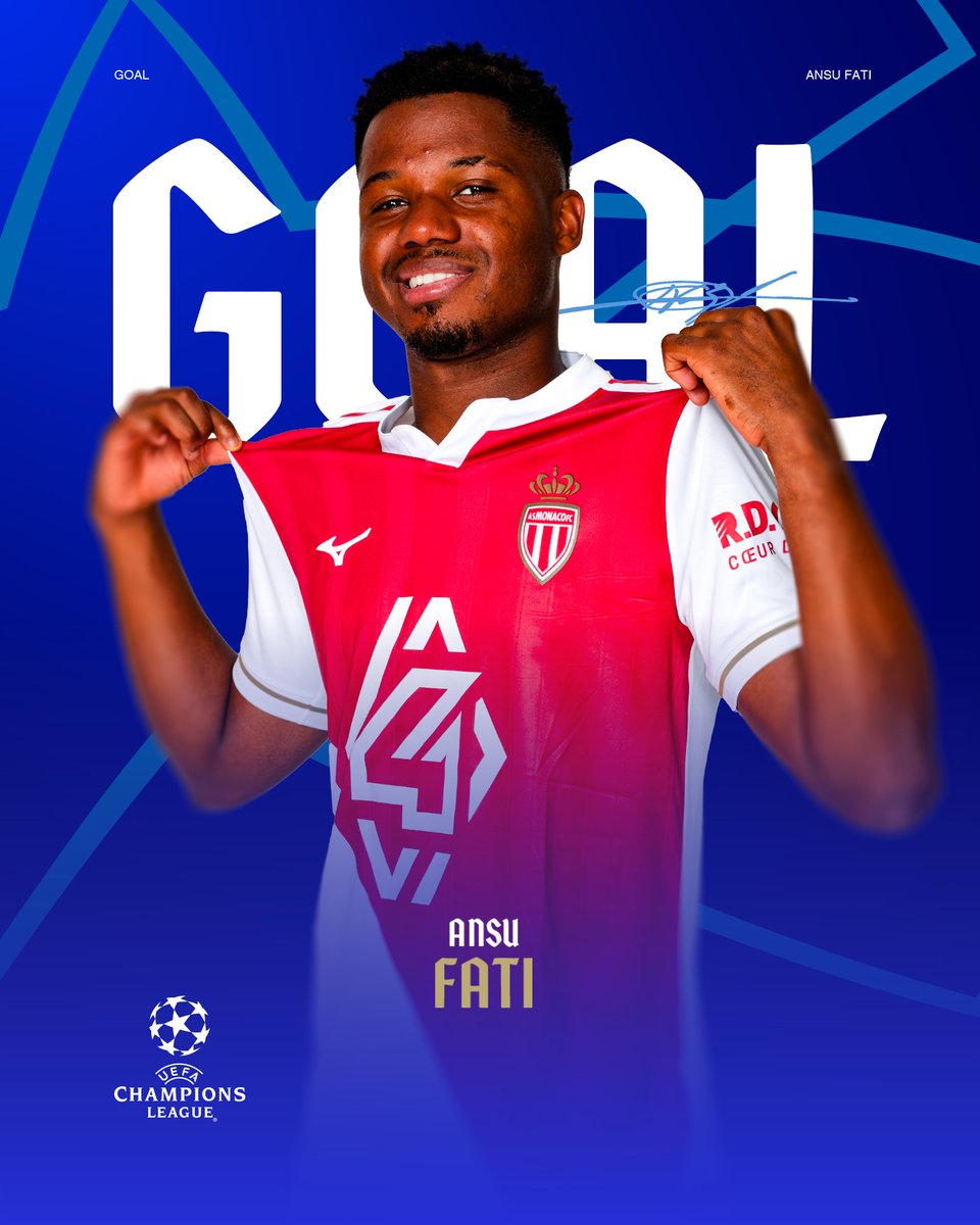 AS_Monaco's tweet image. But d&apos;Ansu Fati dans les dernières minutes.

90&apos; | 4️⃣-1️⃣ #CLUASM