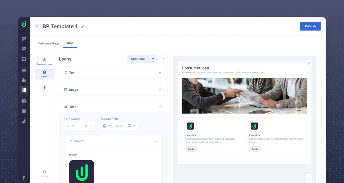 New from Lendflow: Borrower Platform Templates
✔️ Custom, branded borrower experiences
✔️ Apply templates across workflows
✔️ AI-powered homepage + custom tabs
Guide applicants smarter and faster. Available now in your dashboard.