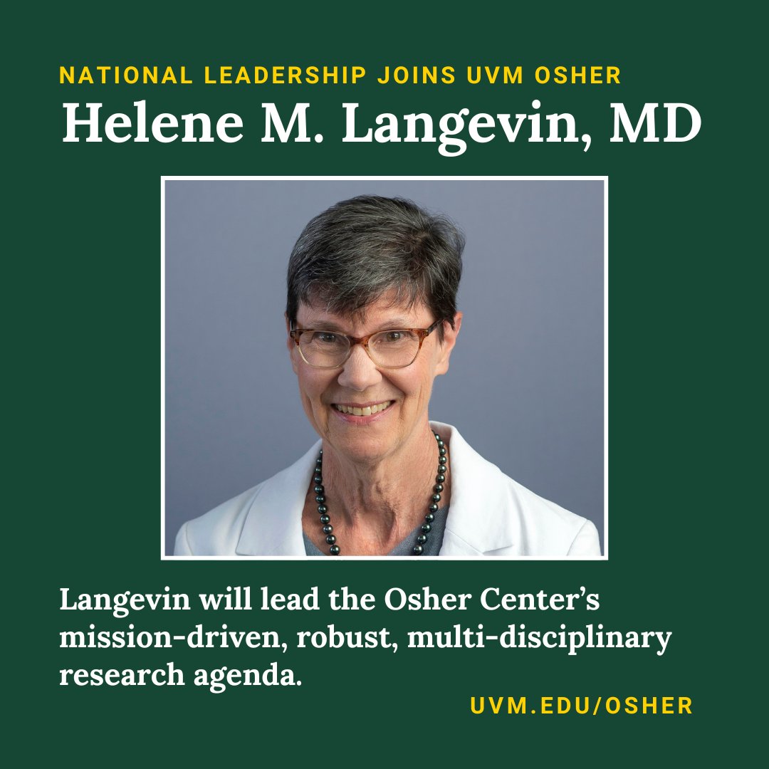 Osher Center for Integrative Health at UVM tweet media