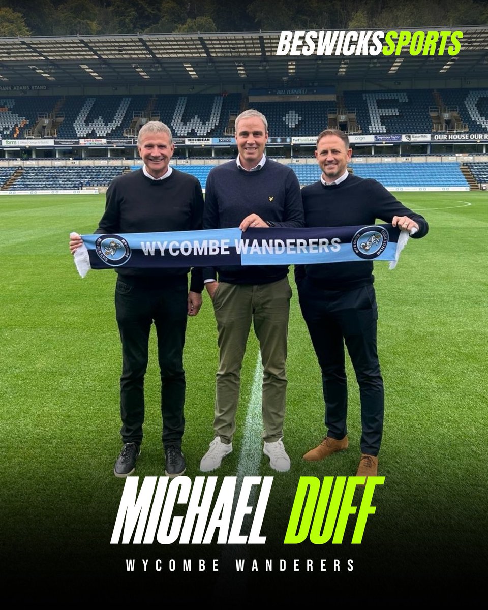 Beswicks Sports is delighted to announce Michael Duff as Wycombe Wanderers’ new Head Coach!

We’re proud to have helped Michael with this move and look forward to this exciting new chapter with the Chairboys 🔵⚪️

#beswickssports #WWFC #Chairboys