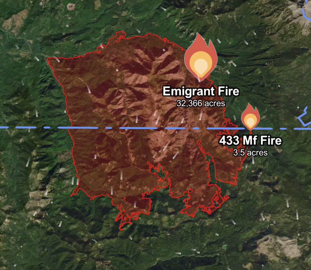 WCTOfficialYT's tweet image. 12 pm advisory | the #Emigrantfire 

Today crews are working with infrared sensors for hotspot detection and reduction, on the northern and western side crews are working on patrolling and mop up operations, the fire is now 41% contained and 32,366 acres.