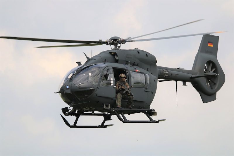 MilTechAV's tweet image. 🇩🇪 The Bundeswehr Eurocopter H145M is the military version of the proven twin-engine civilian helicopter H145