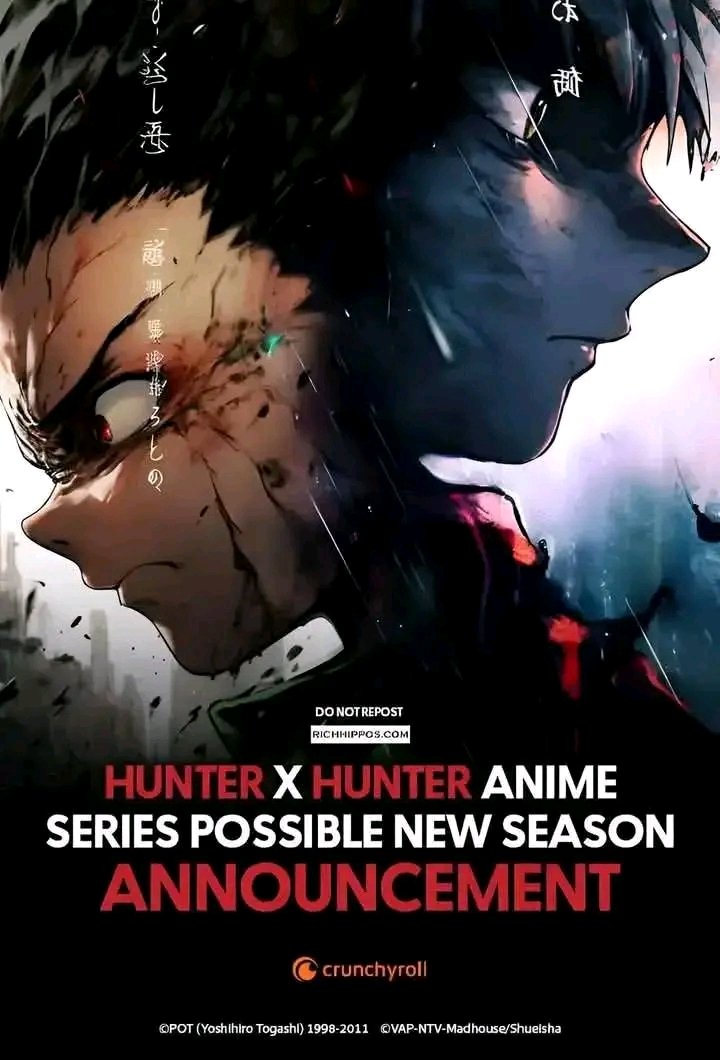 الإعلان عن الموسم الجديد لـ Poss Hunter x Hunter هذا العام

هنتر x هنتر سيتم عرضه في اليابان 2025