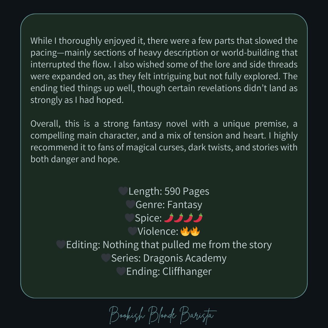 bookishbb's tweet image. ⭐️⭐️⭐️⭐️ review for Progeny of the Cursed Egg by Serenity Rayne!
Unique cursed egg premise ✔️
Layered characters ✔️
Dark, magical world ✔️
A little heavy at times, but overall a compelling fantasy worth reading. #BookReview #Fantasy