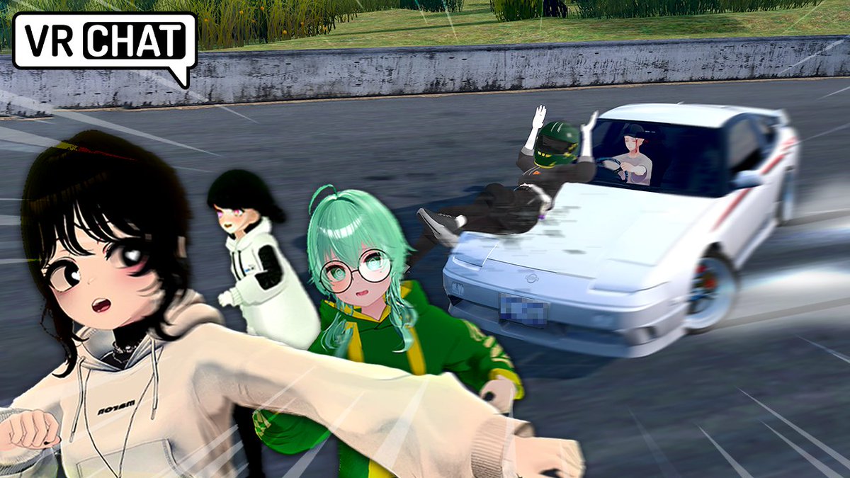TawongMan's tweet photo. You can drift in VRChat? Check it out! New video is up
https://t.co/q6bAGbVUR5 https://t.co/nxjDZLsYS3