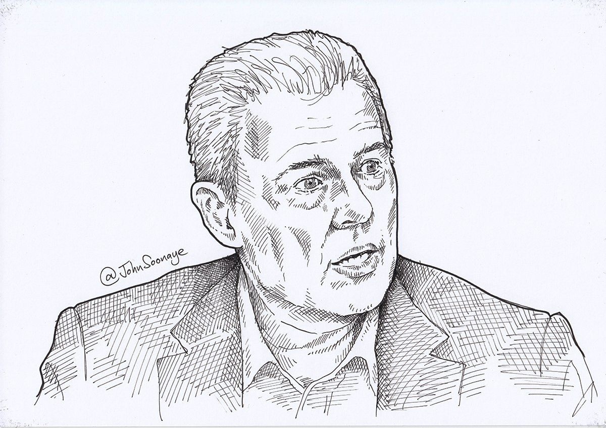 It's the return of Question Time tonight, so I'm back on my drawing challenge! 
I'll draw someone 'notable' (😇,👿 or 😐) from the panel or audience &amp; post it before the programme ends. 
Here are a few from the end of last series. Enjoy! 

#JohnDrawsBBCQT <a href="/bbcquestiontime/">BBC Question Time</a> #BBCQT