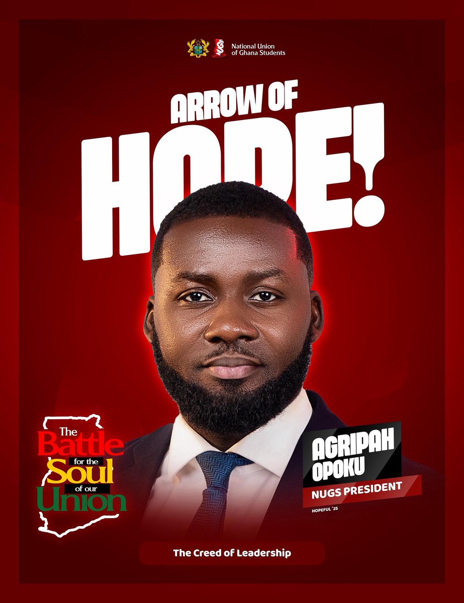 appiah_enock592's tweet photo. *🇦🇹𝐀𝐆𝐑𝐈𝐏𝐀𝐇 𝐎𝐏𝐎𝐊𝐔 𝐅𝐎𝐑 𝐍𝐔𝐆𝐒 𝐏𝐑𝐄𝐒𝐈𝐃𝐄𝐍𝐓*🇦🇹
━━━━━━━✧❂✧━━━━━━━
 𝑻𝒉𝒆 𝑨𝒓𝒓𝒐𝒘 𝒐𝒇 𝑯𝒐𝒑𝒆 𝒊𝒔 𝒉𝒆𝒓𝒆! 
𝑨𝒈𝒓𝒊𝒑𝒂𝒉 𝑶𝒑𝒐𝒌𝒖 𝒔𝒕𝒂𝒏𝒅𝒔 𝒓𝒆𝒂𝒅𝒚 𝒕𝒐 𝒍𝒆𝒂𝒅 𝒘𝒊𝒕𝒉 𝒗𝒊𝒔𝒊𝒐𝒏, 𝒊𝒏𝒕𝒆𝒈𝒓𝒊𝒕𝒚, 𝒂𝒏𝒅 𝒂𝒄𝒕𝒊𝒐𝒏! https://t.co/AkOBNjB9Qu