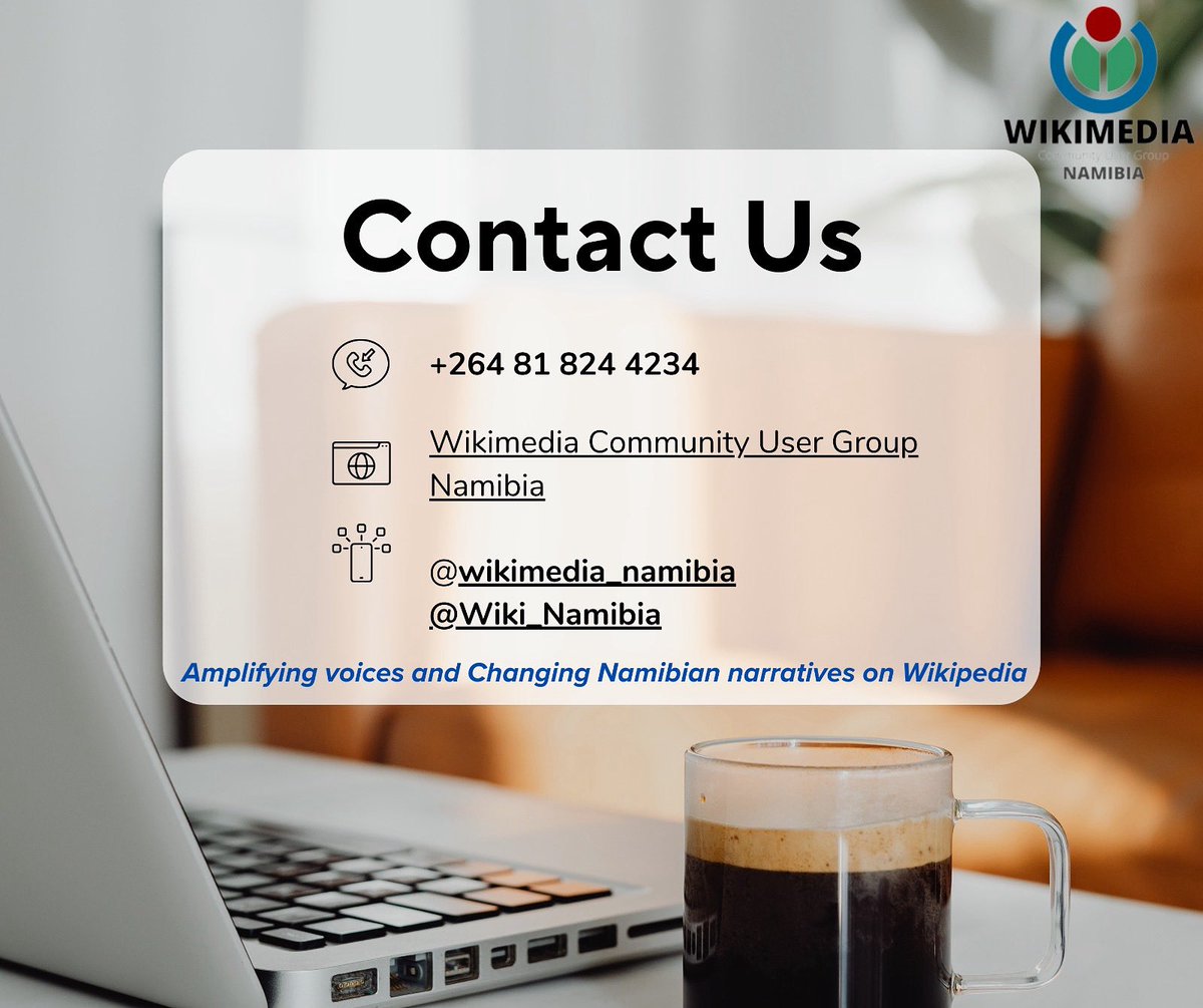 #wikimediausergroupnamibia #Namibia #reachout