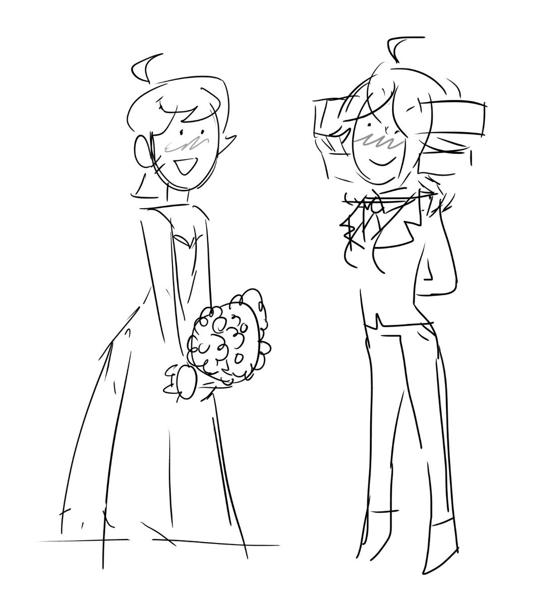 My pen died mid way drawing this . She will not stop perfection