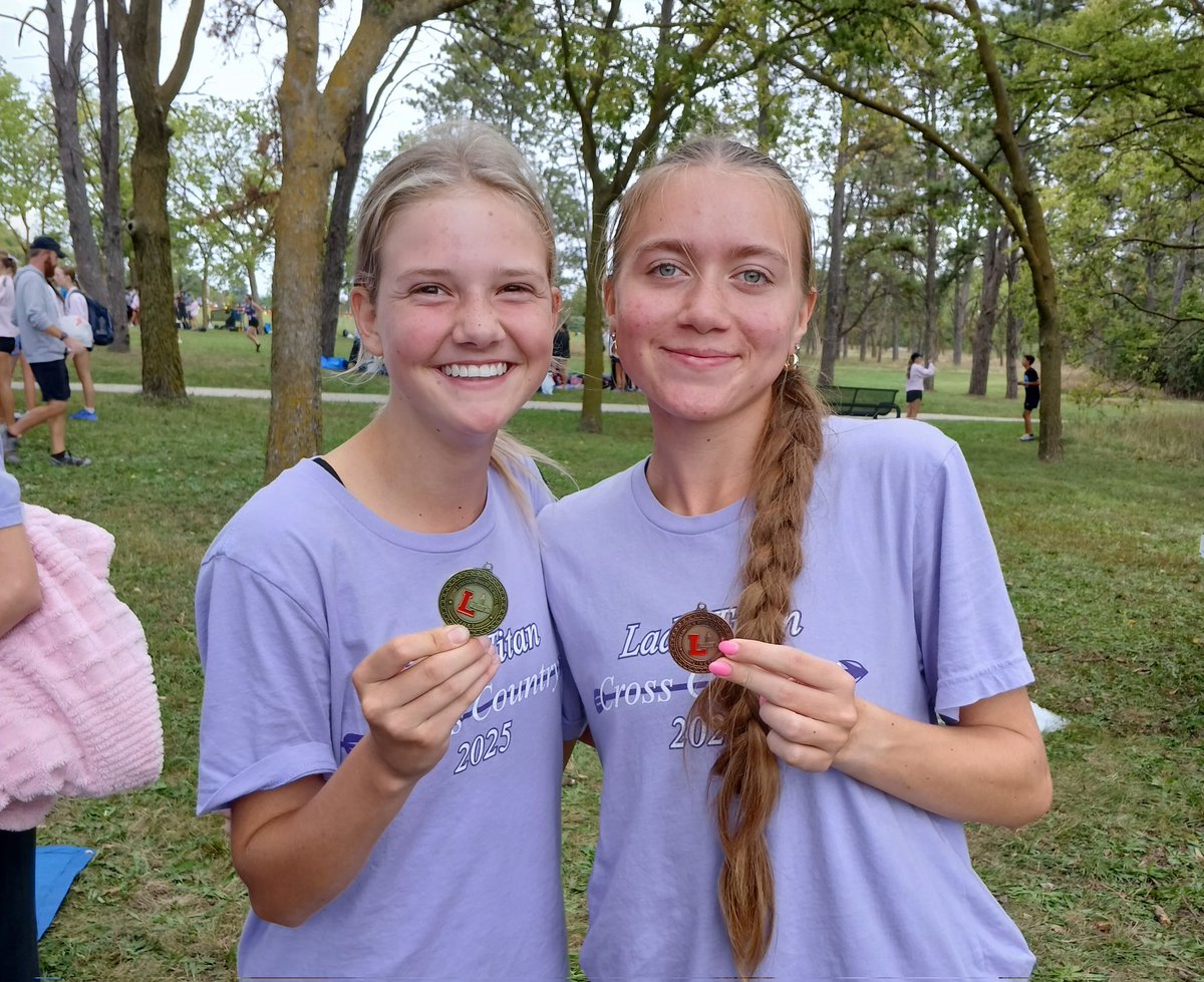 Lady Titan XC (@ladytitanxc) on Twitter photo Solid day for the Lady Titans in Lincoln!  
Varsity 6th out of 18
Medalists:
Emily 1st
Ashlyn 7th
JV 8th out of 20
5 PRs - Haley, Olivia T, Avani, Scarlet, Paige
#LTXC Solid day for the Lady Titans in Lincoln!  
Varsity 6th out of 18
Medalists:
Emily 1st
Ashlyn 7th
JV 8th out of 20
5 PRs - Haley, Olivia T, Avani, Scarlet, Paige
#LTXC