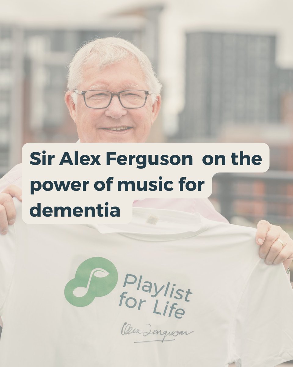 💚Tune in to <a href="/BBCBreakfast/">BBC Breakfast</a> tomorrow for an all singing and dancing interview with our ambassador Sir Alex Ferguson to hear how personal music can be a game-changer for #dementia on #NationalPlaylistDay as he meets people affected by it finding joy through happy musical memories🎶
