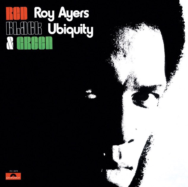 samthomasdesign's tweet image. stevie wonder - music of my mind (1972), roy ayers - red black &amp;amp; green (1973)