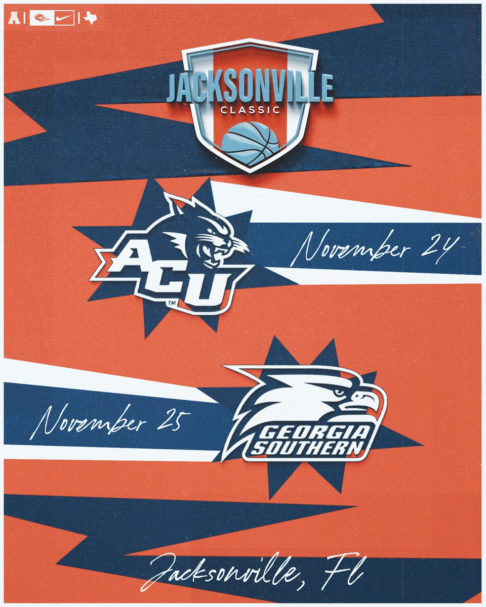 UTSA Men's Basketball (@utsambb) on Twitter photo The Roadrunners' opponents for the <a href="/JaxClassicMBB/">Jacksonville Classic</a> are ๐'d in!
๐ฐ utsa.pro/4n45Sqg
#BirdsUp๐ค | #LetsGo210 The Roadrunners' opponents for the <a href="/JaxClassicMBB/">Jacksonville Classic</a> are ๐'d in!
๐ฐ utsa.pro/4n45Sqg
#BirdsUp๐ค | #LetsGo210