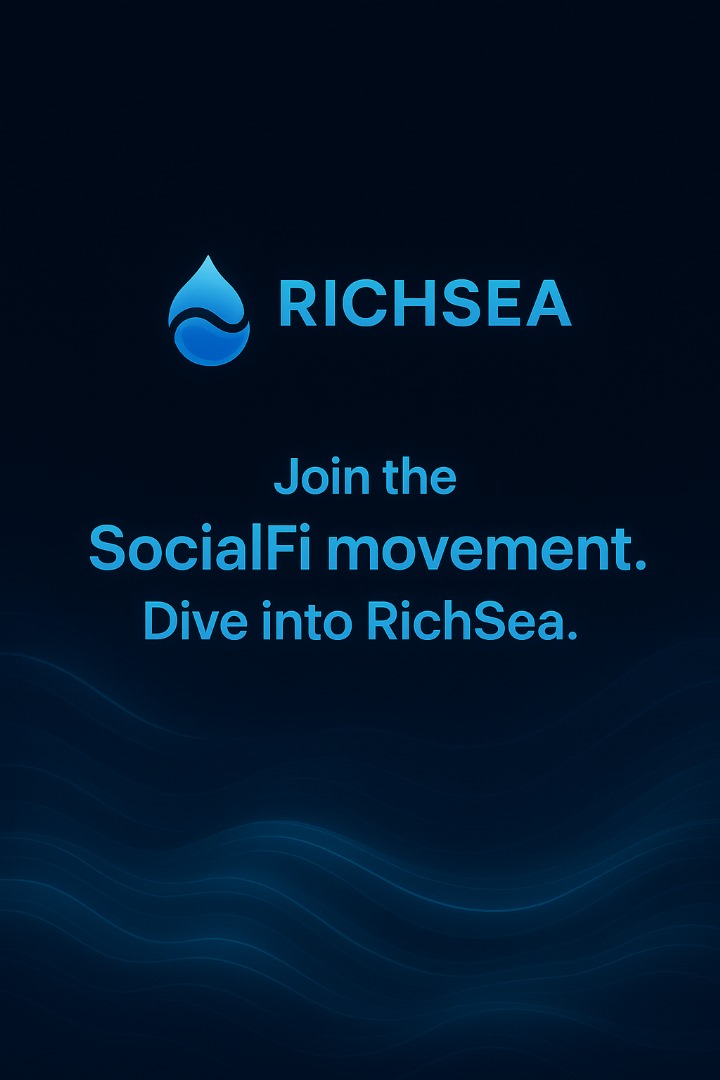 Ayomzy01's tweet image. ➥  𝗥𝗶𝗰𝗵𝗦𝗲𝗮 isn’t just a token, it’s a movement.
A future where social engagement = financial freedom. 

Dive in today: richSea.online
Follow @RICH_SEA1 for updates and Join the conversation on Telegram: t.me/Richsea2

#RichSea #CreativityContest #Phase2