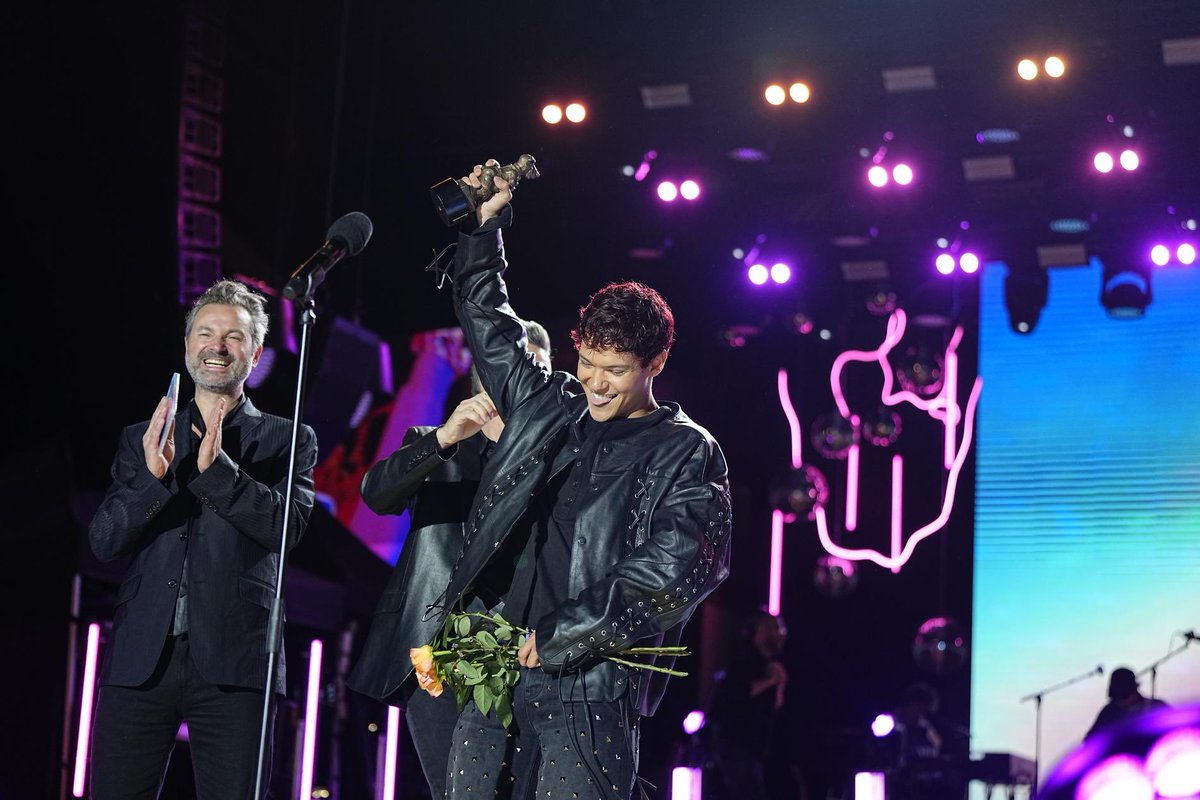 .<a href="/OmarRudberg/">O M A R</a> has won all his nominations at Rockbjörnen 2025 — Male Artist of the Year, Song of the Year (“I’m Not a Boy”), Fans of the Year, and International Song of the Year as composer of “Waves” by singer Ten.