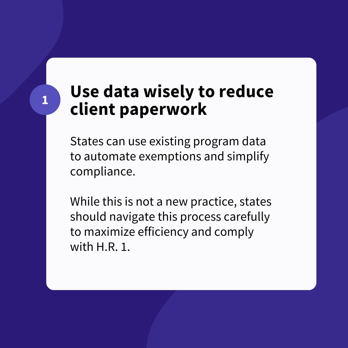 codeforamerica's tweet image. New work requirements under H.R. 1 add layers of complexity to SNAP and Medicaid—but states can meet the moment with humanity.
Use data to ease reporting, make communications clear, and build coalitions across agencies and community groups.
👉Read more: codeforamerica.org/news/three-pri…