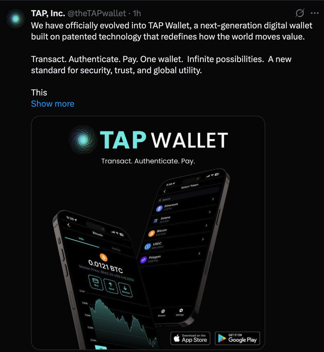 kyleadtech's tweet image. I love the name for the new $HMBL App.
Any time you can name something that actually does what it says, helps the consumer to implement it and stay conscious of it.   Especially since just about every Point of Sale says &quot;Tap here&quot; or at least you know what the symbol envisions.…