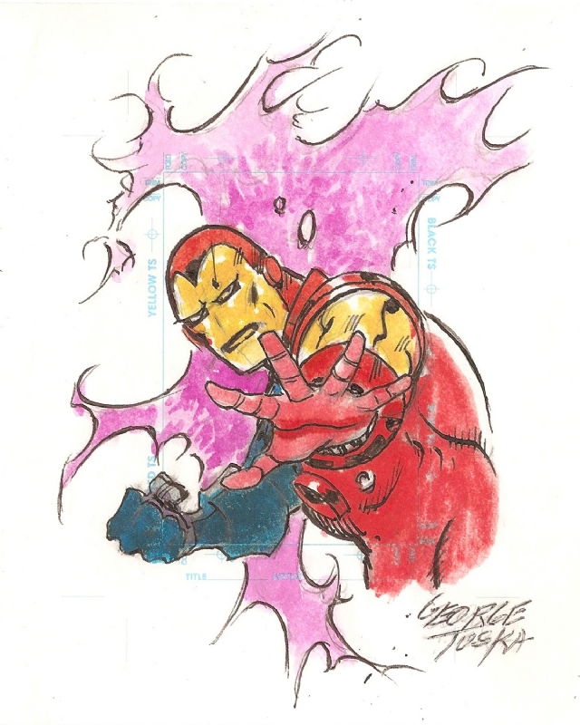 #ironman artwork by #georgetuska