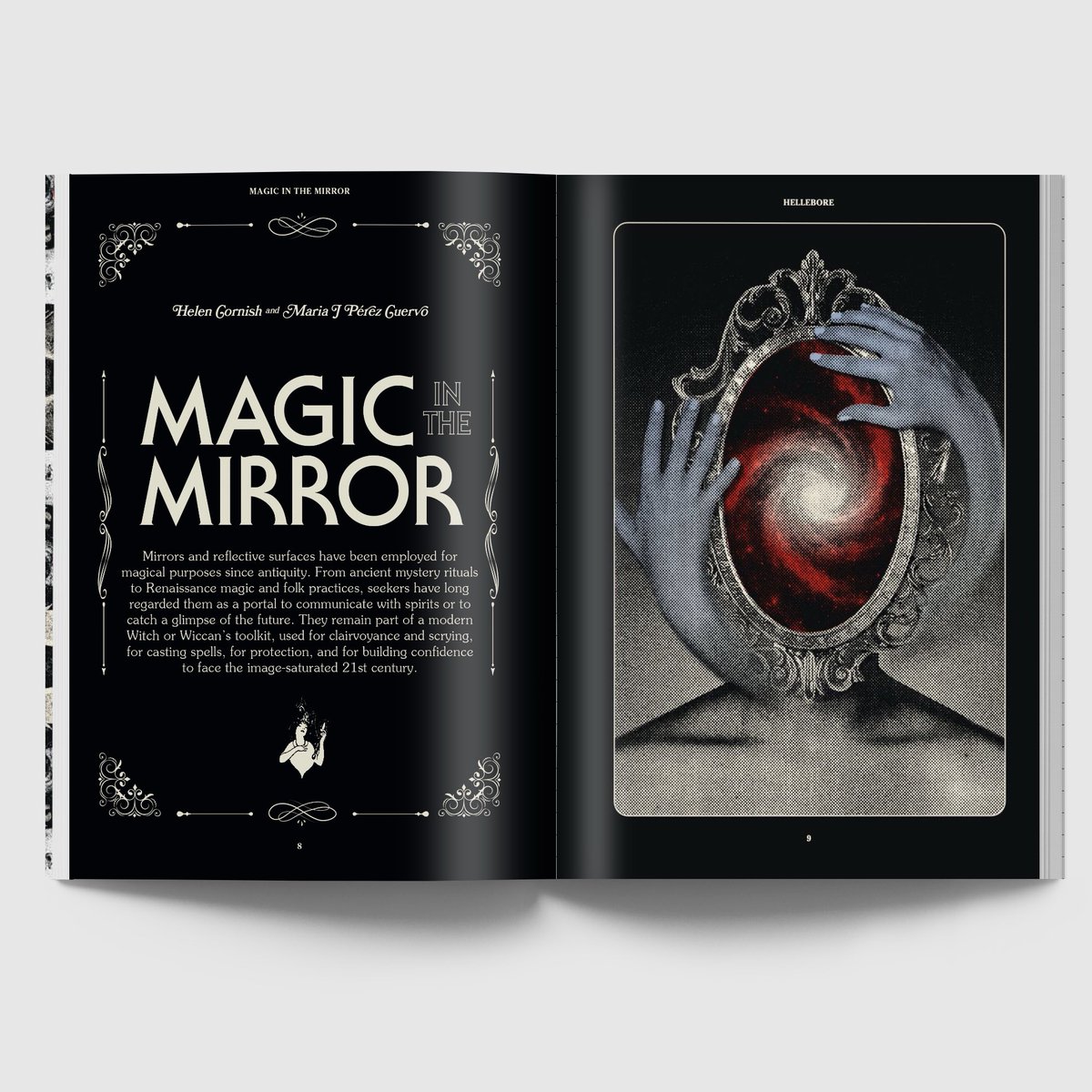 From ancient mystery rituals to Renaissance magic and folk practices,  seekers have long regarded mirrors as a portal to communicate with spirits  or to catch a glimpse of the future. 🪞✨Pre-orders for, image size:1200x1200