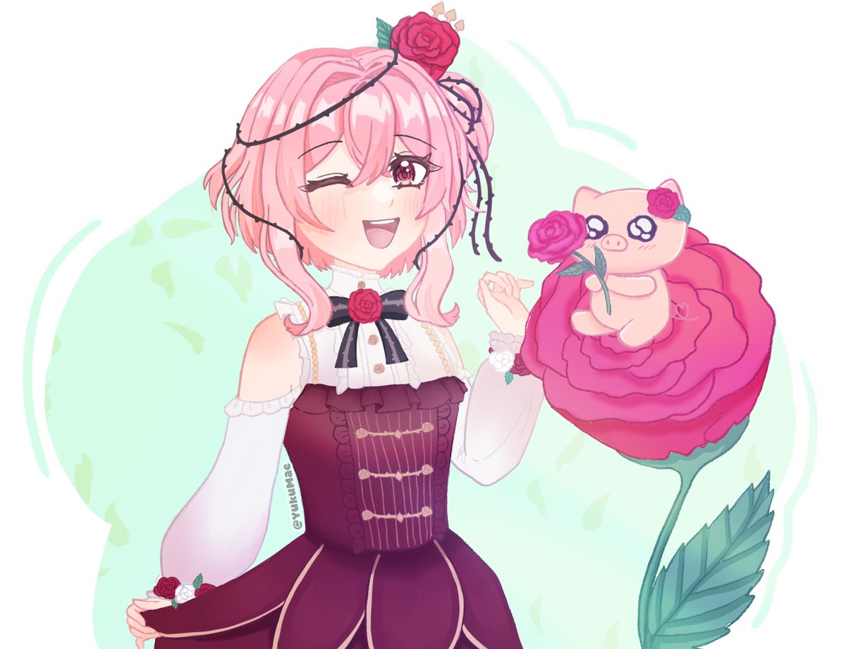 yukumae's tweet photo. See you again Rosebuds 🌹♥️ a bit late but happy birthday~! a smoll sketch of Rosemi! Where ever you are, I’m sure you are blooming beautifully!! 🌹🌹٩(ˊᗜˋ*)و ♡
#drawing #digitalart #GalleryOfRoses #OBSYDIA #OtsuRose #RosemiLovelock https://t.co/sjBOphnbRm