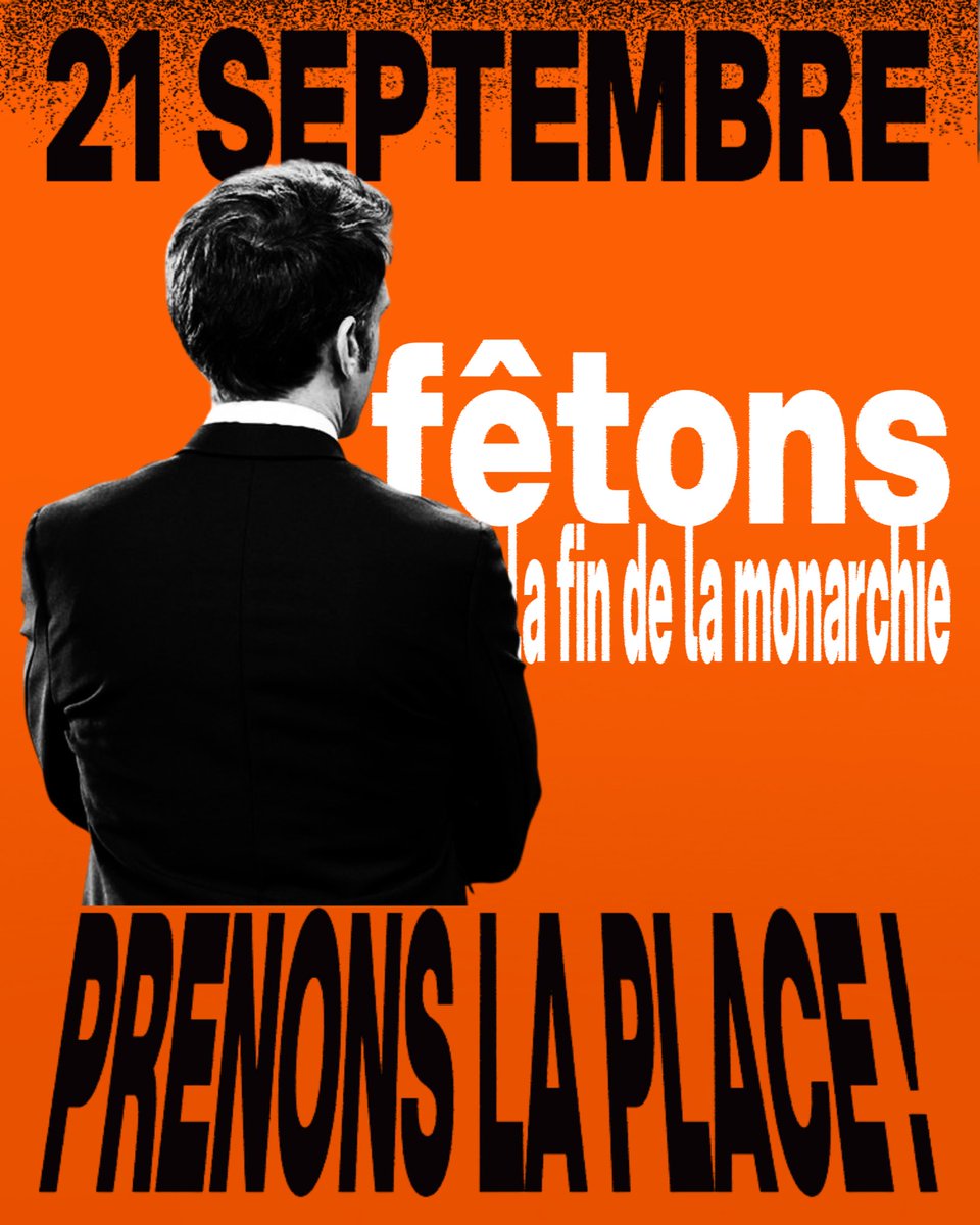 📢 21 SEPTEMBRE : MACRON DESTITUTION

Nous étions 1 million dans les rues, ce n’est que le début !

#21septembre