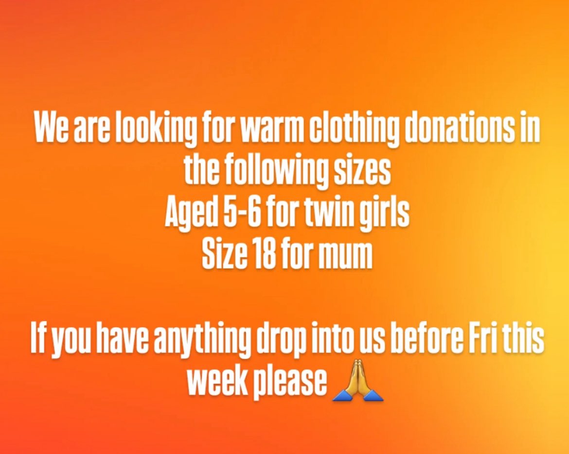 Please contact <a href="/BeginningsI/">New Beginnings Improving Lives C.I.C</a> if you can help or please share 

Please get intouch with them

Via 
Or here 

info@nbil-community.org

nbil-community.org

<a href="/TAXIALLIANCELPO/">THE TAXI FAMILY</a> <a href="/angiesliverpool/">Angies Liverpool</a> <a href="/CollyRetro/">retro-blue-colly</a> <a href="/babylonpink/">nasher</a> <a href="/SheilaColeman96/">Sheila Coleman</a>
