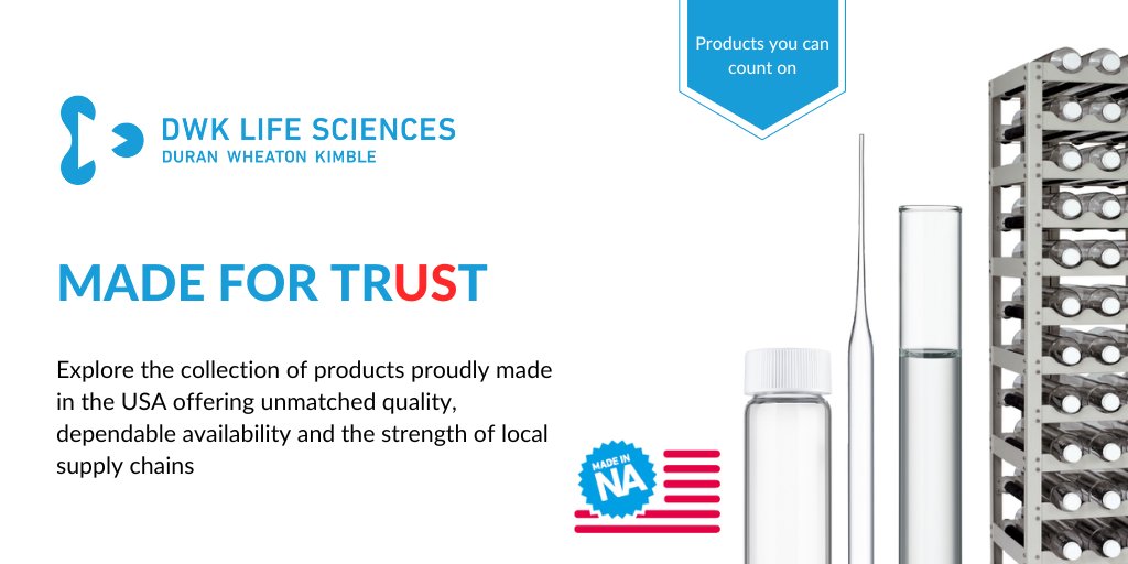 In a time of shifting global trade, choosing American-made products is smart, and a statement of confidence. DWK Life Sciences' collection of products are made in the USA with quality, availability and the strength of local supply chains. netascientific.com/DWK-Life-Scien…

#LifeSciences
