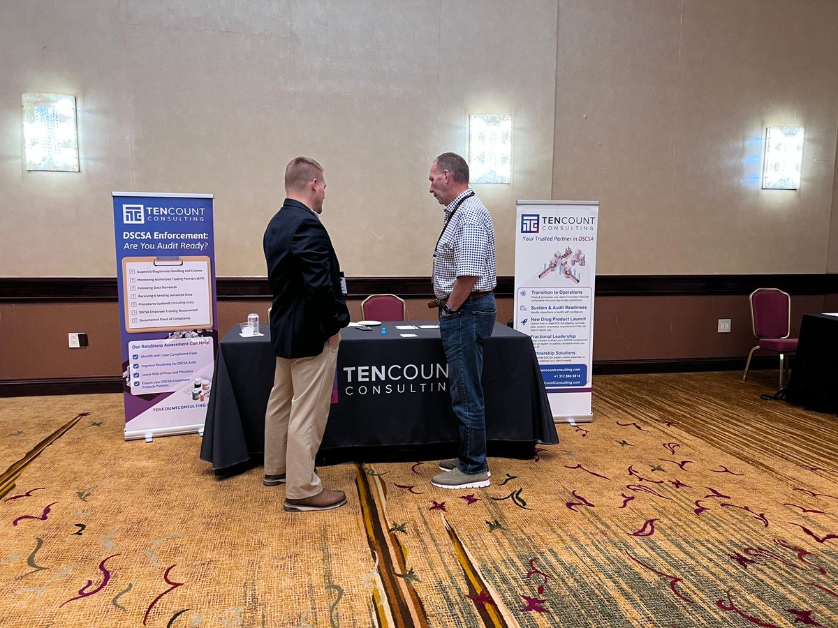 virtue_insight's tweet image. Our Bronze Sponsor @ConsultingTen is actively networking and engaging with delegates and making valuable connections !! #Pharma #AntiCounterfeiting, #Serialization & #SupplyChain Security 2025! tinyurl.com/y6dwb6x6
🎉 For our upcoming conferences visit :…