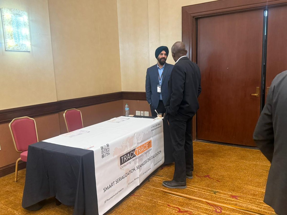 virtue_insight's tweet image. Our Bronze Sponsor @TrackTraceIT is actively networking and engaging with delegates, making valuable connections and sharing insights !! #Pharma #AntiCounterfeiting, #Serialization & #SupplyChain Security 2025! tinyurl.com/y6dwb6x6
🎉 For our upcoming conferences visit :…